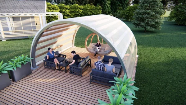 Garden patio